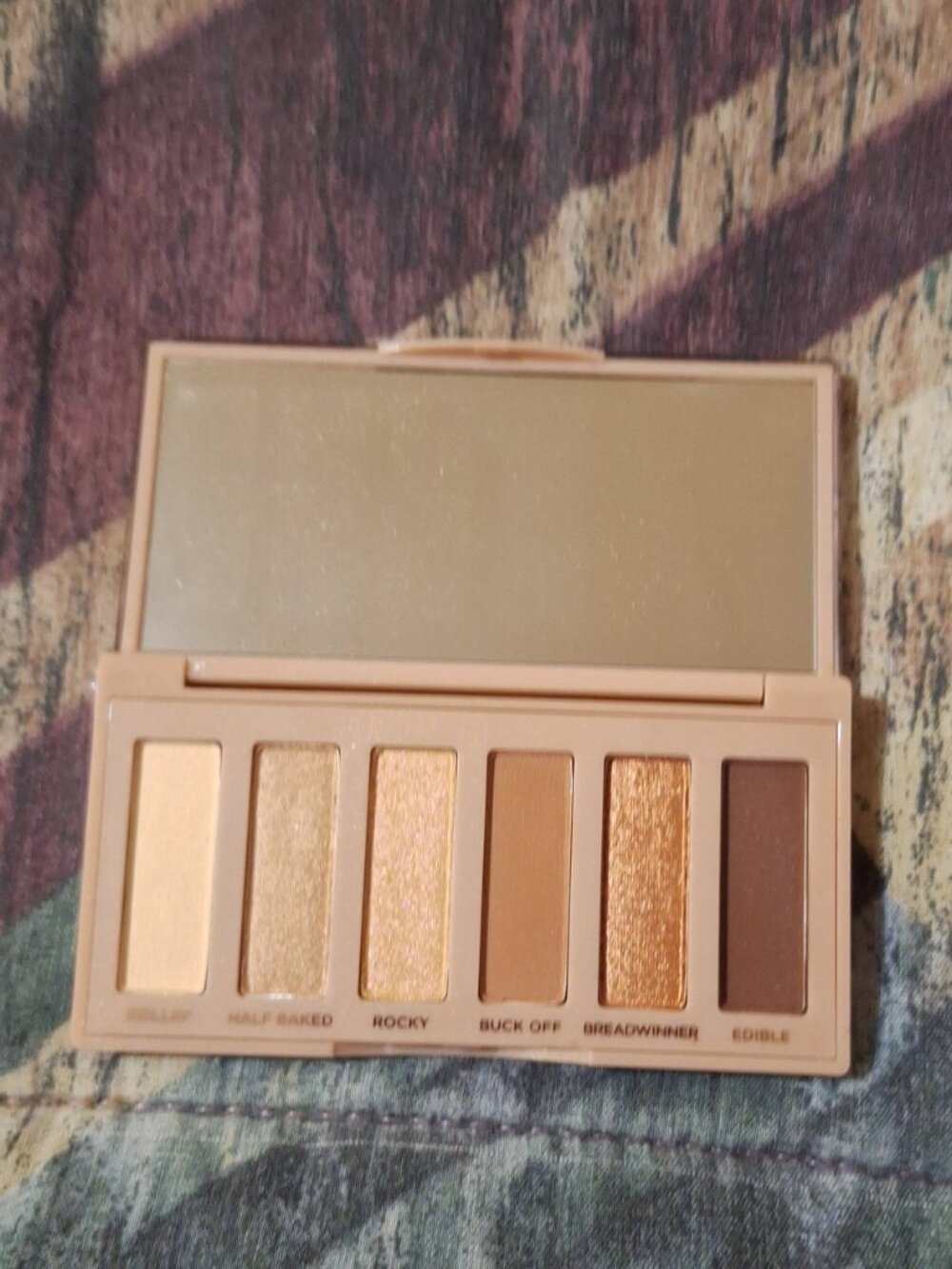 Urban Decay Naked Half Baked Mini Eyeshadow Palette | Warm Gold Neutrals